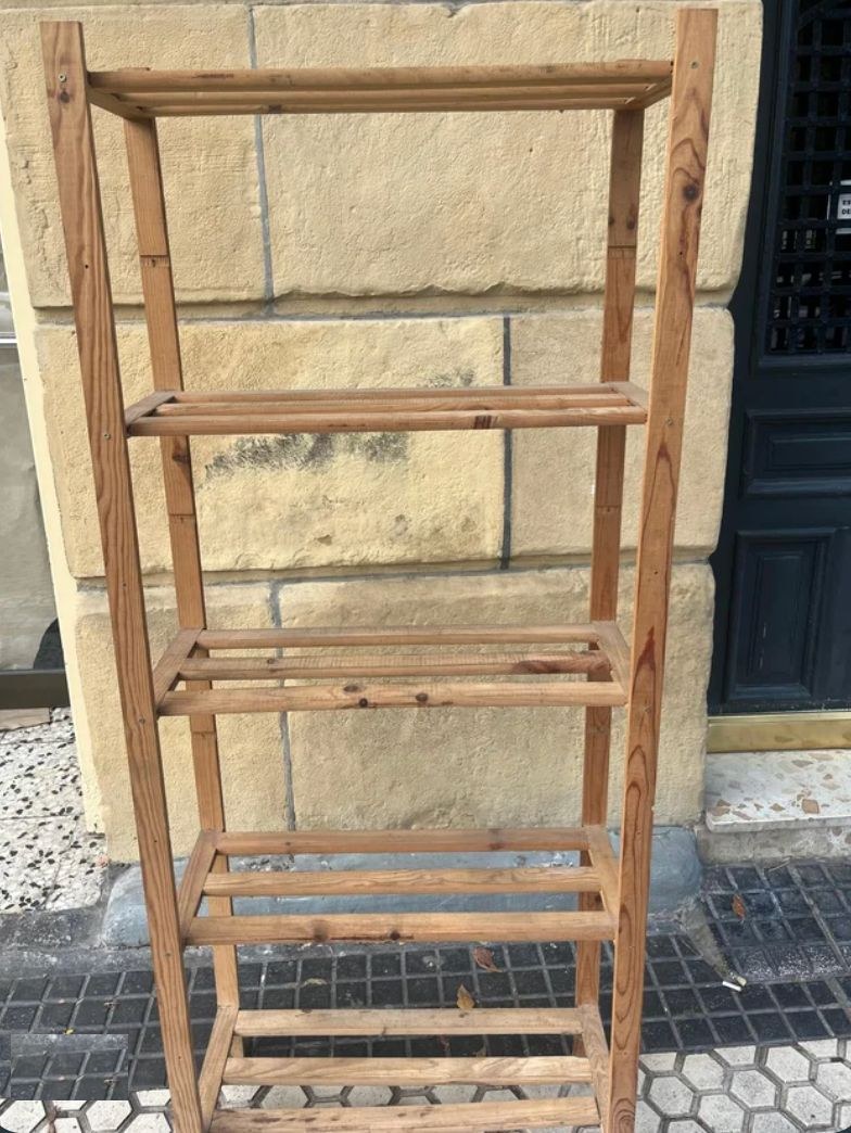 Lau apaleko egurrezko apaldegiak (6 unitate)