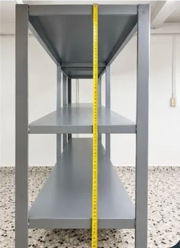 Estanterías metálicas de alta resistencia (5 unidades)
