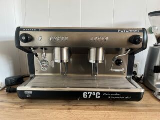 Cafetera espresso Futurmat Ariete F3 de 2 grupos