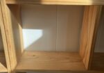 Estanterías de madera con huecos asimétricos (2 unidades)