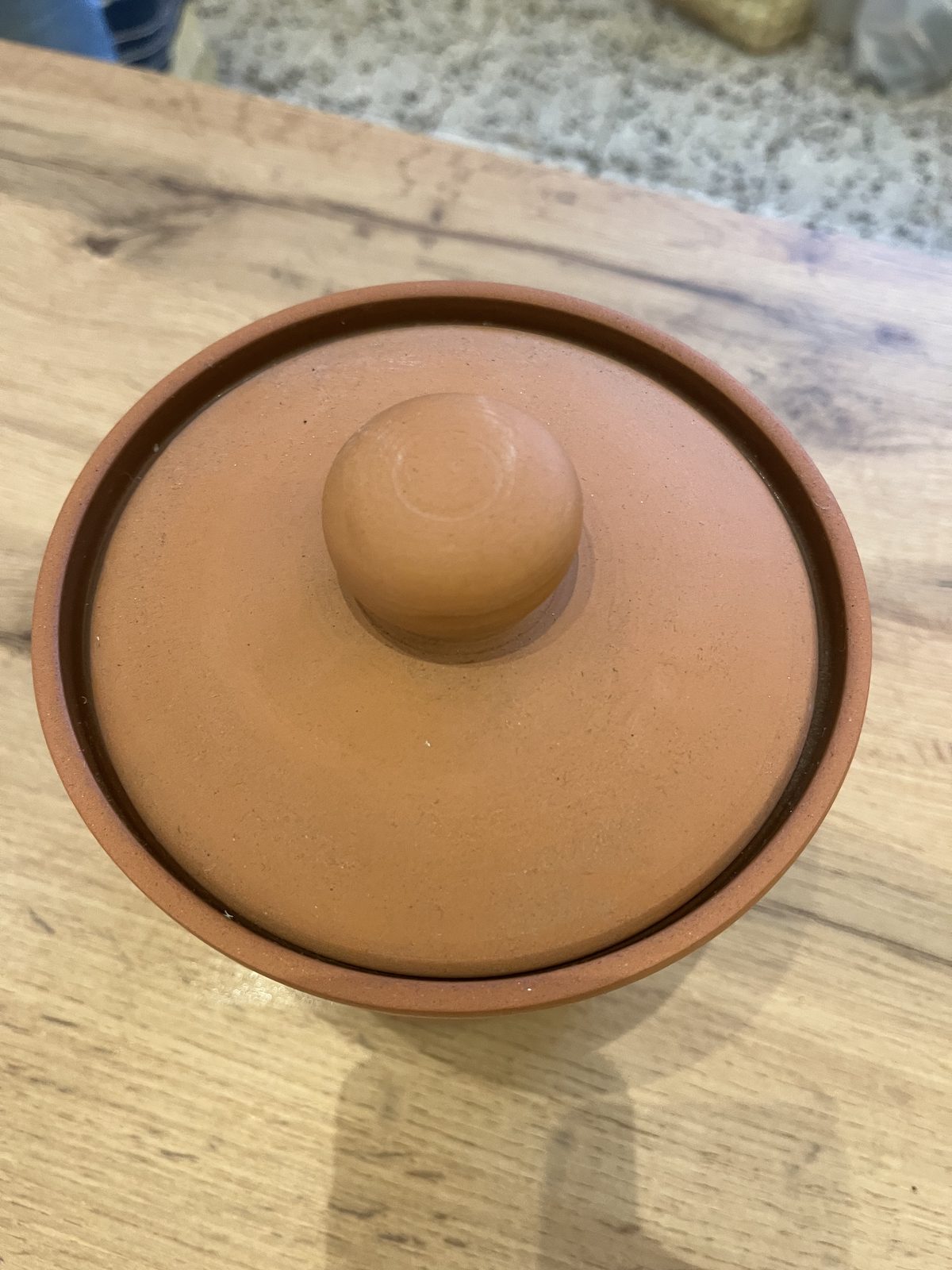 Tarro de barro para té